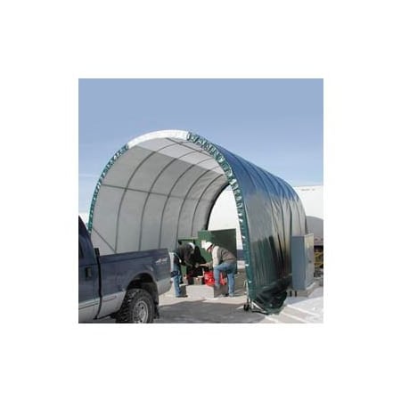 Clearspan SolarGuard Freestanding Building 12'W x 10'H x 24'L Gray PB00556R4G